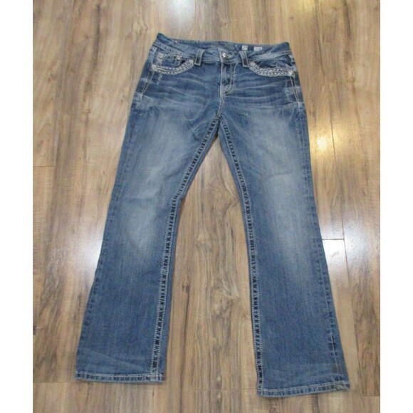 Miss Me Easy Boot Jeans Womens Sz 10/29x31" Blue Rise 8 - Picture 5 of 15